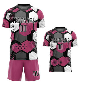 Best Quality in Plus Size O-Neck Printed Soccer Uniform Solid Color Simple Football <b>Top</b> Jersey Soccer Wear - Product Image 6