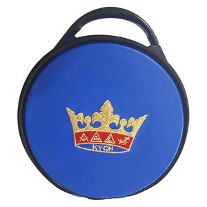 Masonic regalia Royal Arch Crown สีแดงเคสหมวกปักลายหมวก Ronpex - Product Image 6