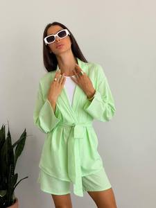 เดรสยาวคลุมเข่าสำหรับผู้หญิงชุดเดรสเจ้าสาวสีขาวเดรสยาวผ้าฝ้าย - Product Image 3