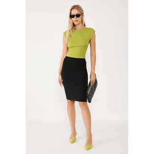 Top Corto para Mujer, Espalda Descubierta, Informal, Moderno, Estampado, Tejido de Punto, Spandex, Tallas XS a XL, Logotipo Personalizado y Decoración con Borlas para Otoño - Product Image 1