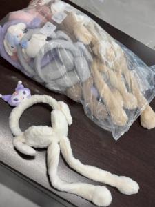 Cache-oreilles en peluche lapin pour enfants, doux et fourrés, bandeau chaud d'hiver, haute qualité pour filles, idéal pour le froid extérieur - Product Image 2