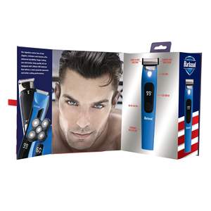 Rasoir hybride rechargeable par USB avec écran LED, autonomie de 2 heures, utilisation humide ou sèche, lame unique pour le rasage du visage, lumière intégrée - Product Image 2