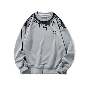 Sweat-shirt imprimé personnalisé pour hommes, sweat-shirt à col ras du cou avec manchettes élastiques, vêtements d'hiver et vêtements de rue, sweat-shirt imprimé, nouvel arrivage - Product Image 1