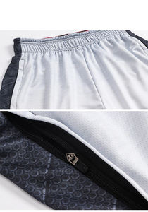 2025 Shorts de gymnastique décontractés pour hommes motif solide 100% Polyester Track Sweat Shorts vêtements en gros - Product Image 6
