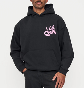 เสื้อฮู้ดพิมพ์ลายพัฟ3D 20% โพลีเอสเตอร์รุ่นออกแบบได้ตามต้องการ - Product Image 2