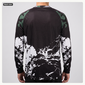 Maillot de motocross à manches longues sublimé personnalisé - T-shirt respirant pour la descente en VTT, BMX, course pour hommes - Product Image 2