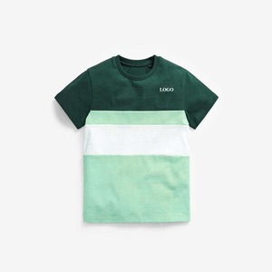 Camiseta de Hombre Clean Silhouette 2026 Lista para Venta al por Menor, Diseño Color Block, Algodón Casual, Proveedor de Marca Privada - Product Image 1