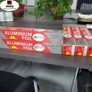 ورق الألومنيوم 8011 O للفائف الصغيرة من الألومنيوم المفيد للاستخدام في خدمات تقديم الطعام