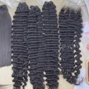 LISTO para ENVÍO Venta al por mayor Paquetes de cabello humano Yaki Straight Wave Paquetes de cabello humano Kinky Straight/ Weave/Curl/Fumi?Eyc - Product Image 2