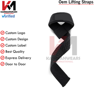 Lifting <b>Wrist</b> Straps Weightlifting Gym Deadlift Workout Premium Cotton Padded Men <b>Women</b> Grip Strength Reduce Hand Fatigue - Product Image 4