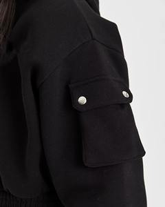 ชุดวอร์มกีฬาผ้ากำมะหยี่ปักลาย ระบายอากาศได้ดี สำหรับฤดูหนาว แบบ 2 ชิ้น สั่งตัดได้ สำหรับผู้ชายและผู้หญิง - Product Image 4