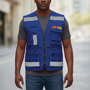 Gilet de sécurité réfléchissant pour le travail, sécurité nocturne, vêtements de travail pour le contrôle de la circulation, la construction et l'ingénierie - Product Image 4