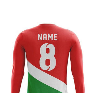 Diseña Tu Propio Uniforme de Fútbol, Conjuntos de Uniformes de Fútbol de Último Diseño con Mangas Largas para Adultos - Product Image 5