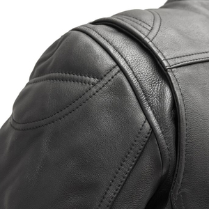 Chaqueta de piel de vaca personalizada para hombre de calidad superior Fábrica Nuevo diseño de moda Cuello alto Procesamiento recubierto Mejor personalizable - Product Image 6