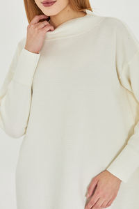 1201เสื้อคลุมถักโอเวอร์ไซส์ของผู้หญิง - Product Image 4