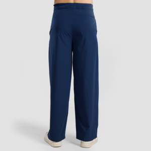 Pantalon GAI ARR bleu décontracté, style urbain, taille élastique, imprimé, en coton, jambe longue, taille XL, saison hiver, couleurs claires et foncées - Product Image 3
