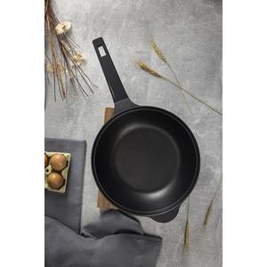 Ensemble de casseroles avec 2 casseroles de 2028 cm en aluminium forgé + 2 poêles à frire de 2428 cm + Plaque de cuisson de 28x28 cm + Wok de 30 cm en fonte - Product Image 3