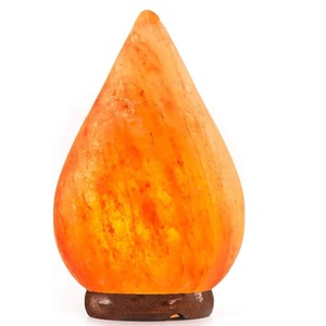 Sian Enterprises Lampe scintillante en cristal de sel rose de l'Himalyan finement fabriquée à la main dans des tailles personnalisées avec cordon et base en bois - Product Image 6