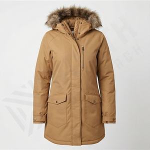 Manteau long parka pour homme, mode, hiver, col à capuche, chaud, couleur personnalisée, meilleure qualité, polaire en coton, vêtements d'extérieur formels de qualité supérieure - Product Image 1