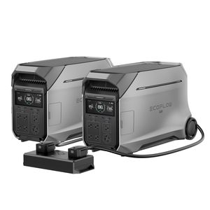 Pour la nouvelle station d'alimentation portable ECO-FLOW DELTA Pro 3, sorties 120V et 240V, 8000W, livrée avec panneau solaire et 2 batteries supplémentaires. - Product Image 3