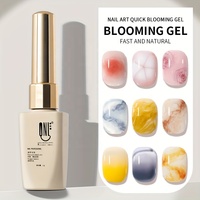 R S Nail 12g Gel Transparent Dégradé pour Ongles Effet Marbre Floral Aquarelle Gel Blooming pour Ongles