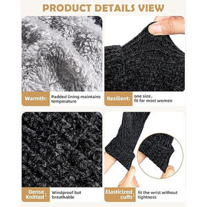 Guantes Deportivos Transpirables de Algodón para Invierno con Logotipo Frontal 2026, Pantalla Táctil y Detección de Agujas - Product Image 2