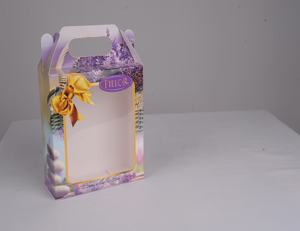 Boîtes Textile pliables en carton avec fenêtre, emballage personnalisé et impression - Product Image 5