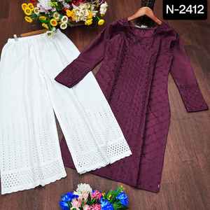 New Design Kurtis for Women Indian Embroidery Long Sleeve Casual Elegant Fashion Kurti Salwar Kameez with Traditional Look - Product Image 2