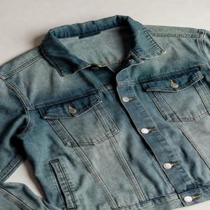 Chaqueta de Mezclilla Vintage Casual de Invierno para Hombre, Personalizada, con Botones, Estilo Stone Wash, OEM, Streetwear - Product Image 4