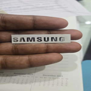 Usine d'électroformage de machine d'autocollant de logo de nickel pour le produit en métal d'autocollants plaqués par or et argent - Product Image 1