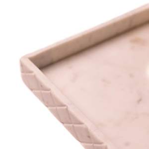 Plateau de service rectangulaire personnalisé de meilleur fournisseur Rangement décoratif pour le salon en bois, métal, verre et aluminium pour la maison - Product Image 2