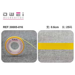 0,6 cm * 25Yardas10u/c Cinturón decorativo de plástico PU Rollo versátil de 25yardas de 0,6 cm de ancho para trajes elegantes - Product Image 1