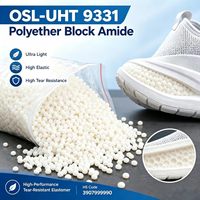PEBA OSL-UHT 9331 Polyéther Block Amide pour semelles de chaussures de sport, haute résistance à la déchirure, résistant à la flexion, mousse EVA
