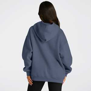 Nueva moda personalizada sudaderas con capucha y sudaderas para mujer Casual Loose Fit Casual Oversized transpirable Drop-Shoulder Hoodie para mujer - Product Image 5