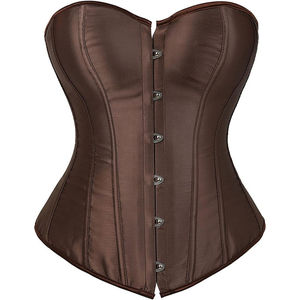Dusty Brown Shining New Style High Compression Seamless Bamboo Fiber Cotton Sexy Fashion Reversible <b>Corset</b> Tops <b>for</b> <b>Women</b> - Product Image 1