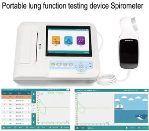 ZUNYOU Vet Verwenden Sie SP100 Medical Digital Incentive Patient Lungen funktions <span class=keywords><strong>test</strong></span> Turbine Spiro meter Portable Spirometry Device Machine - Product Image 2