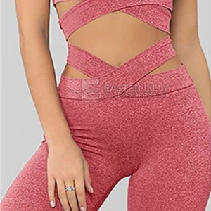 Conjunto de Yoga para Mujer OEM, Fabricante Profesional, Ropa Deportiva sin Costuras de Secado Rápido para Gimnasio y Entrenamiento Físico - Product Image 6