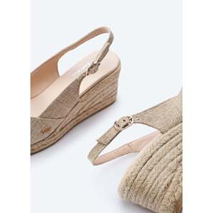 Sandali con zeppa in tela in edizione limitata Llansa - Product Image 4