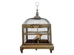 Rotin naturel en bois brun aspect classique oiseaux Cage pour animaux de compagnie saison festive article de cadeau de haute qualité prix direct usine décor à la maison - Product Image 5