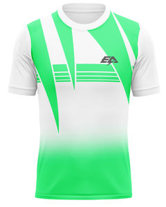 เสื้อพิมพ์ซับลิเมชันสำหรับผู้ใหญ่เสื้อพิมพ์โลโก้ชุดฟุตบอลทำจากโพลีเอสเตอร์ออกแบบได้ตามต้องการ - Product Image 2