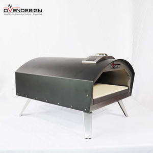 فرن قوي 16 بوصة للاستخدام المنزلي يعمل بالغاز ودرجة حرارة عالية مع حجر البيتزا وخبز البيتزا وخبز البيتزا - Product Image 1