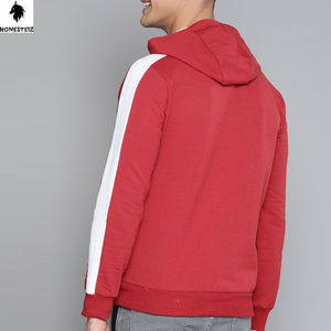 Vintage Acid Wash Distressed Hoodie Heavy Cotton French Terry Print Solid Brodé 100% Cotton Sweatshirts d'hiver pour hommes - Product Image 2