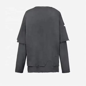 เสื้อสองชั้นสำหรับผู้ชายเสื้อแขนยาวสั่งทำโลโก้ของคุณเอง - Product Image 4