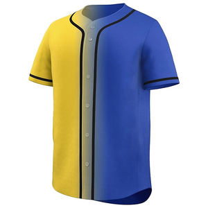 Service OEM Maillot de baseball sublimé de bonne qualité Maillot de baseball vert de couleur personnalisée - Product Image 4