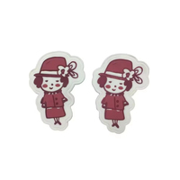 Parches de Silicona 3D Personalizados con Diseños de Corazón y Alfabeto, Etiqueta de PVC Suave Adhesiva para Bordado en Prendas