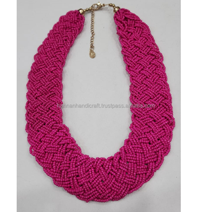 Collar de Joyería de Resina India Más Vendido, Estilo Moderno y Elegante con Cuentas de Medallón Inteligente y Cadena - Product Image 5