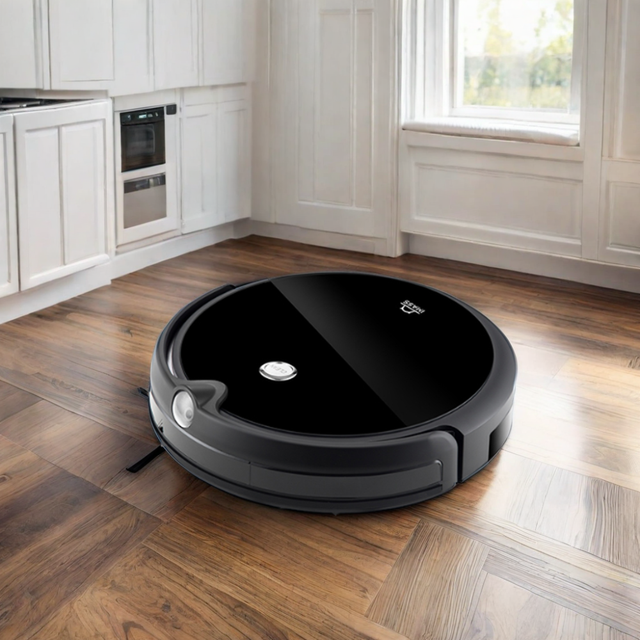 WiFi Remote Control Electric Battery-Powered Robot Vacuum Cleaner 2600pa Auto-Recharge Wet Dry Gyroscope HEPA Cars Garages