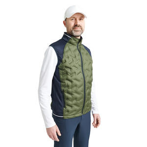 Haute couture hommes formel hiver gilet personnalisé extérieur col en v Bodywarmer avec hybride rembourré sans manches conception à séchage rapide - Product Image 5