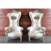 Canapé de scène de mariage avec deux chaises, ensemble canapé moderne à dossier haut pour mariage asiatique, or blanc, causeuse de marié, scène Canada