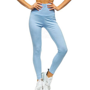 Legging Confortable et Léger pour Femme à Taille Haute, Design Unique, Respirant, Anti-Bactérien, Style Décontracté, Spandex/Polyester - Product Image 6